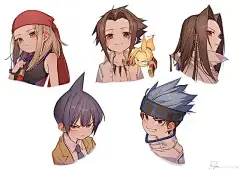 「绘画参考」日本画师ryota近百种动漫人物角色头像插画