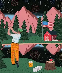 605 Luke pelletier插画作品图片素材296张 美式怪诞插画素材图片-淘宝网