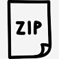 zip文件手绘界面符号图标 https://88ICON.com 符号 界面 文件 ZIP文件扩展名 邮编 手绘