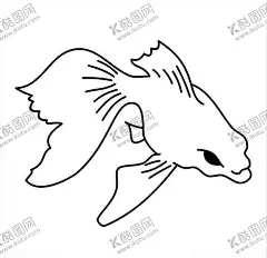 鱼图案矢量图 【酷图网】鱼,线描鱼,鱼素材,鱼图案,黑白鱼,金鱼,鱼雕刻图,鱼矢量图,手绘鱼