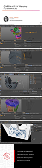 C4D UV 映射基础教程