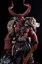 HELLBOY - Anung Un Rama, Raphael Albero : Hellboy who sculpted based on illustrations by karl kopinski
sculpted entirely in zbrush, rendered in blender