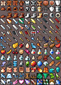 7soul:  Now in black http://7soul1.deviantart.com/art/16x16-RPG-Icons-Pack-1-Free-Sample-467188465: 