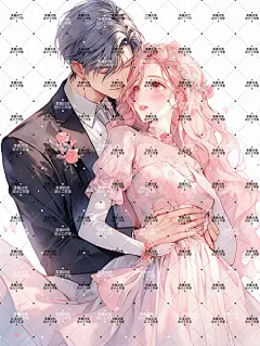 AI版权图二次元校园情侣283