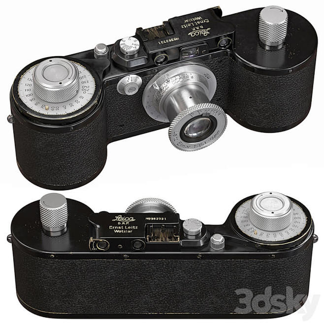 Leica 250复古记者相机3D模型（...