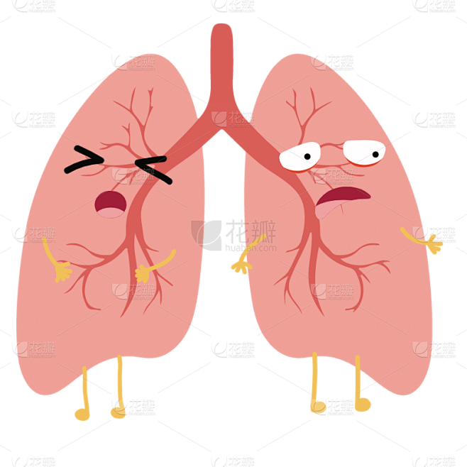 肺结核医疗元素贴纸-SVG6