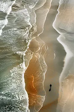 沙滩玩耍高清摄影图