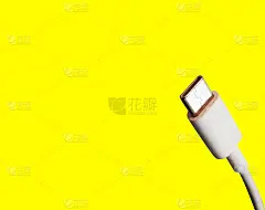 白色的电缆