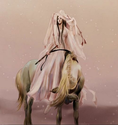 古风：只一眼，此生不换 - 插画图片_插...