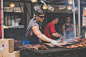 Free stock photo of food, restaurant, people, men