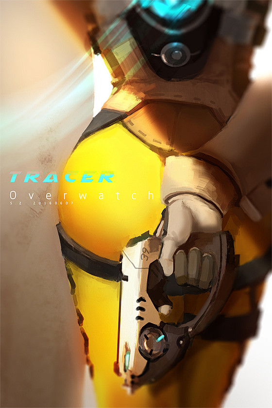 猎空_山隹_守望先锋圈插画_网易GACH...