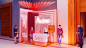 booth Exhibition  Kiosk Event Stand counter podium design Advertising 