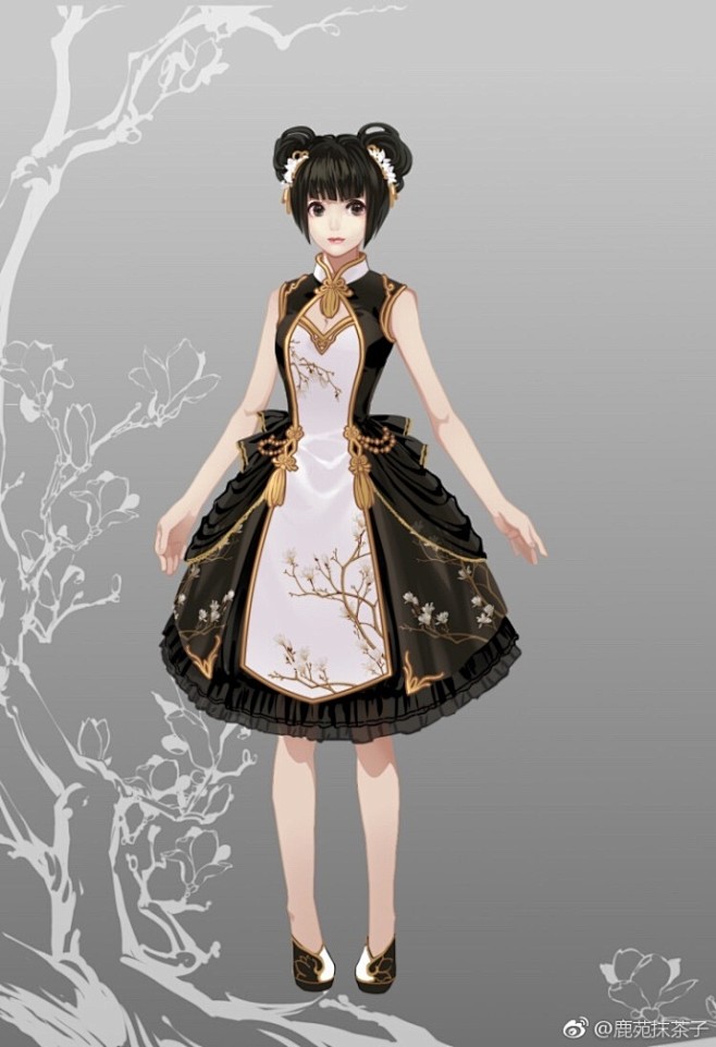 #中华风Lolita# 柄图和立绘都细化...