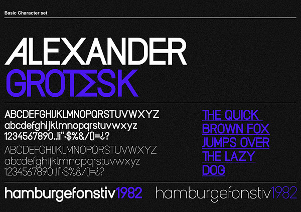 Alexander Grotesk-西班...