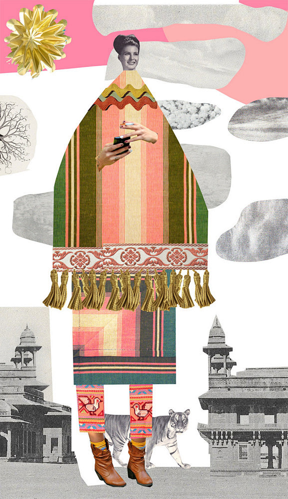 Johanna Goodman的拼贴画艺...