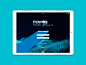 Powerade App landscape login ios home beverage sport ipad ux ui app