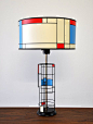 Mid-Century Modern Mondrian Table Lamp by by SelectMidCentury: 