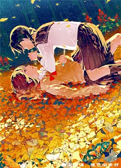 动漫百合少女图集图片素材原画插画CG壁纸合集 美术绘画参考资料-淘宝网