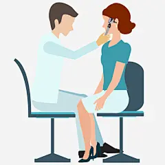 医务人员和患者插画矢量图免抠素材 病人 设计图片 免费下载 页面网页 平面电商 创意素材 png素材