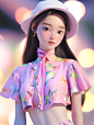 qiuling6689_Realistic_3d_cartoon_style_rendering_chinese_gril___d170107a-cadc-4f16-8b14-367ab039483e