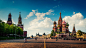 General 1920x1080 cityscape architecture city building urban Moscow Russia Kremlin town squares cathedral old building people street trees clouds clock towers Red Square pavers