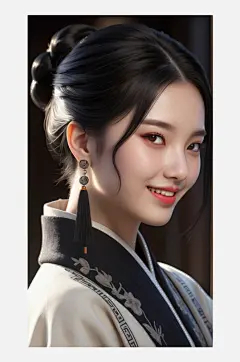 数字艺术人物摄影艺术摄影人物古装插画-众图网