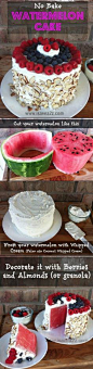 Watermelon Cake?So cool!