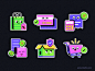 Brutal Iconography style by Sumit Choudhary for Nickelfox - UI/UX Design on Dribbble
