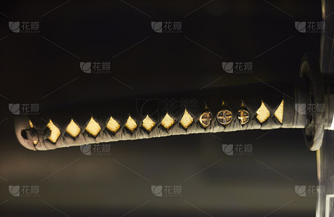 古代日本的剑柄或武士刀