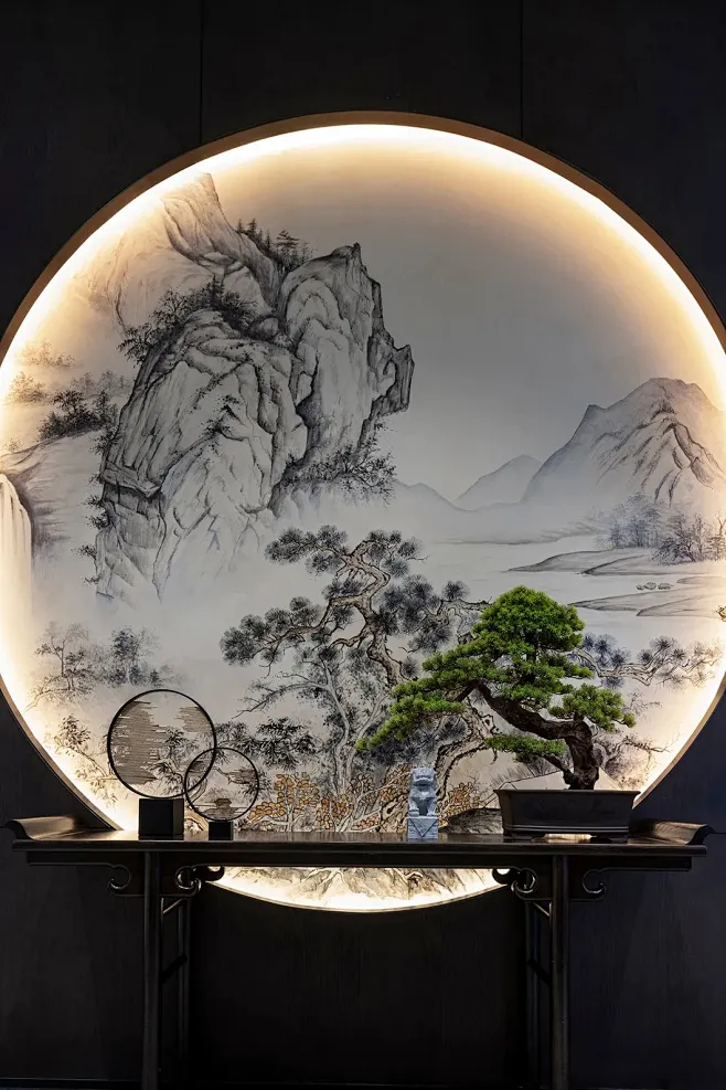 吴文粒：极致东方，重现梨园风华!-建e室内设计网-设计案例-花瓣网