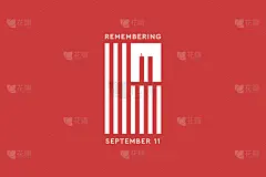 永远记得911年。纪念9月11日爱国者日