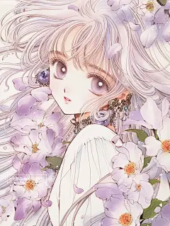 经典漫画风 | 少女的回眸 - 小红书