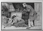 富兰克林·布斯（Franklin Booth，1874-1948）20世纪初的流行杂志插画家，是美国最早的现代ex libris设计师之一，年少时误以为杂志上刊印的版画是钢笔画，因此来用笔墨进行临摹练习，阴差阳错之下具有独特的个人风格插图风格。他的钢笔画中各种灰阶层次很丰富，暗部灰阶可以拉 ( (108)