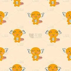 手绘无缝图案可爱的蝾螈。非常适合t恤、纺织品和印花。涂鸦矢量插图装饰和设计。