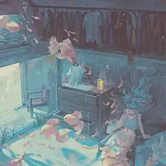 梦幻的场景，仿佛叙述着一个故事……画师klegs插画作品 - 堆糖