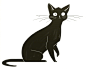 插画师 Heather Nesheim 画笔下的猫咪  |  everydaycat.deviantart.com