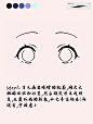 敲可爱动漫眼睛画法