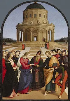 拉斐尔，《圣母的婚礼》(The Marriage of the Virgin)