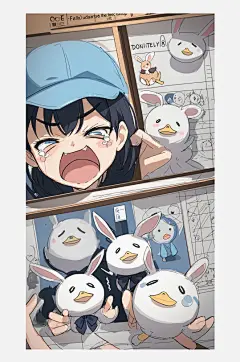 数字艺术多格漫画卡通漫画漫画手绘漫画-众图网