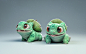 BooLBA, Mickael Lelièvre : After BMNT I thought I could try my "cartoon cute style" on other license that I like, and of course I thought about try it on Pokemon, not really a surprise but I couldn't resist to try to do a Baby Bulbasaur. So here