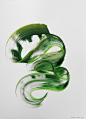 Behance 上的 Paintings - 2021 October - Green Selection (5)