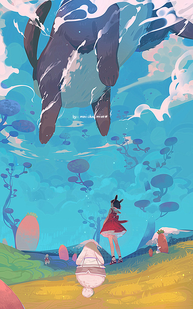 巨兔 | 麦茶喵 - 原创作品 - 涂鸦...