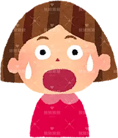 男孩女孩的插画“惊讶的脸、受到启发的脸、担心的脸、焦虑的脸”1男孩女孩子儿童表情包动作姿势贴纸扁平儿童插画元素卡通免扣png图片素材