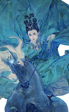 耽三三采集到插画色彩
