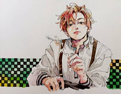张景蓝采集到日韩插画设计