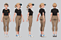 AIGC_SDXL_多视角角色统一性绘画模型_三视图_XL Charturn Helper Merged XL-AI-绘画模型-AIGC类,微元素 - Element3ds.com!