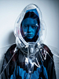 Floods and raining frogs will have nothing on Margiela’s fully protective gear.Maison Margiela dress and hood.