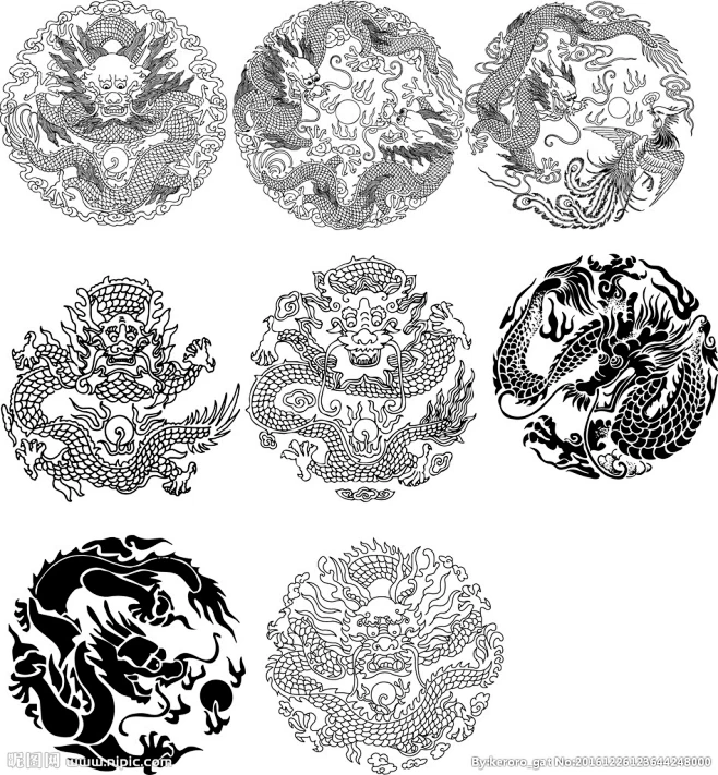 中国龙 祥龙-花瓣网
