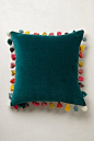 Firenze Velvet Tassel Pillow: 