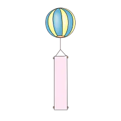 手绘卡通飘浮金气球热气球PNG免抠透明背景装饰图案元素PS素材